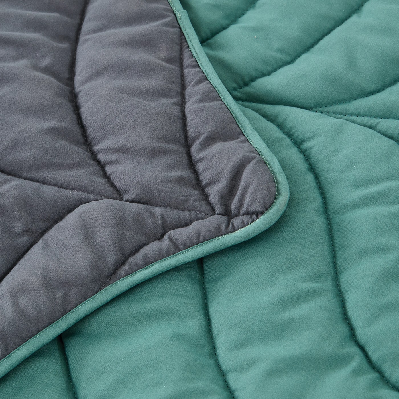 Anko Quilted Leaf Play and Floor Mat -  Green 5 of 5