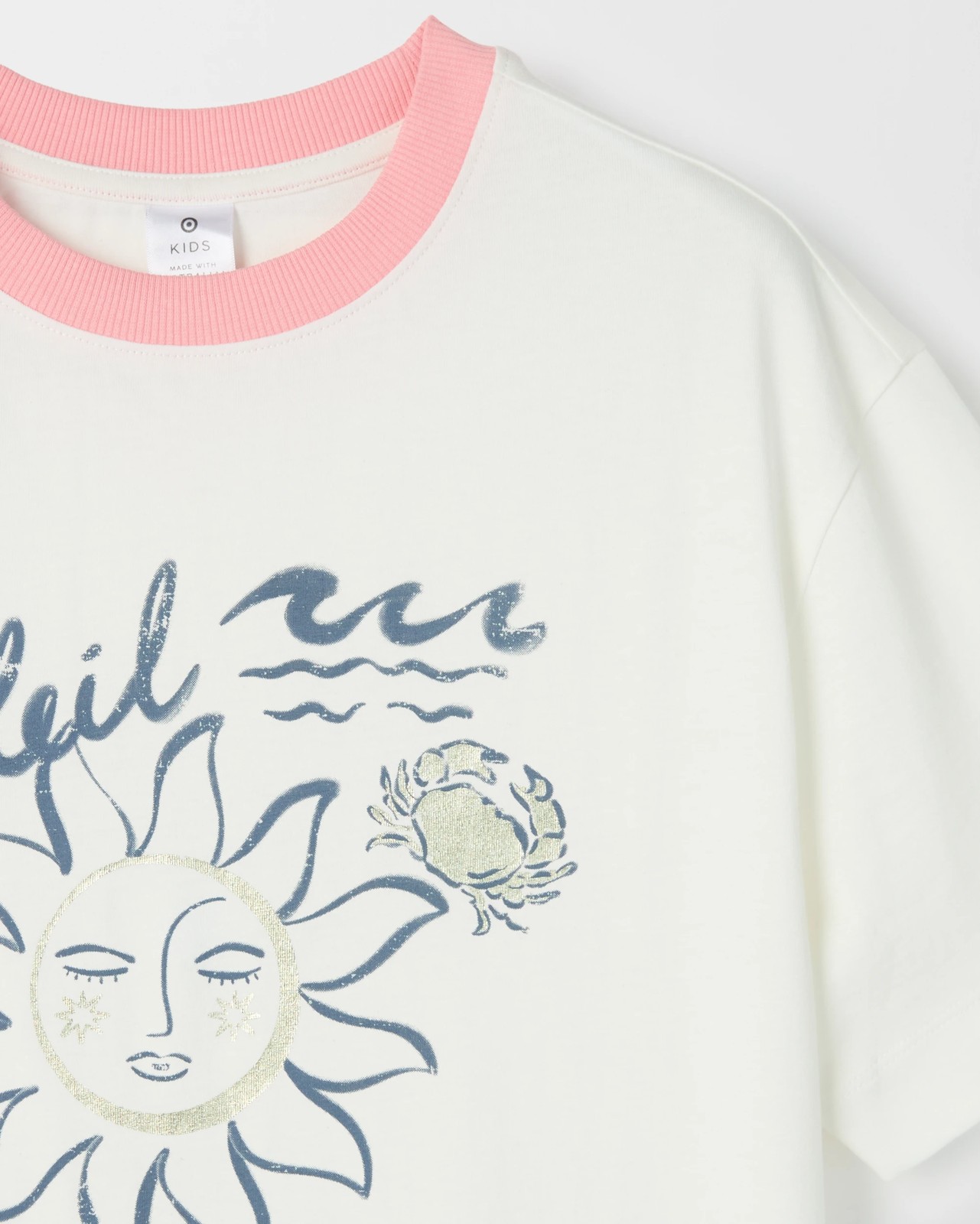 Australian Cotton Oversized T-Shirt - Soleil Sun Cream 6 of 6