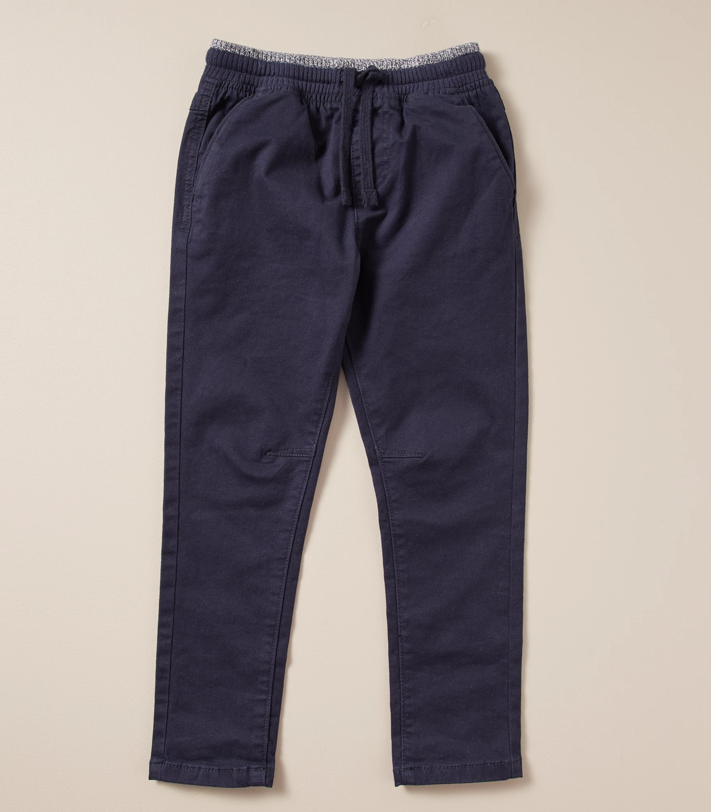 Boys Elastic Waist Pull-On Chino Pants