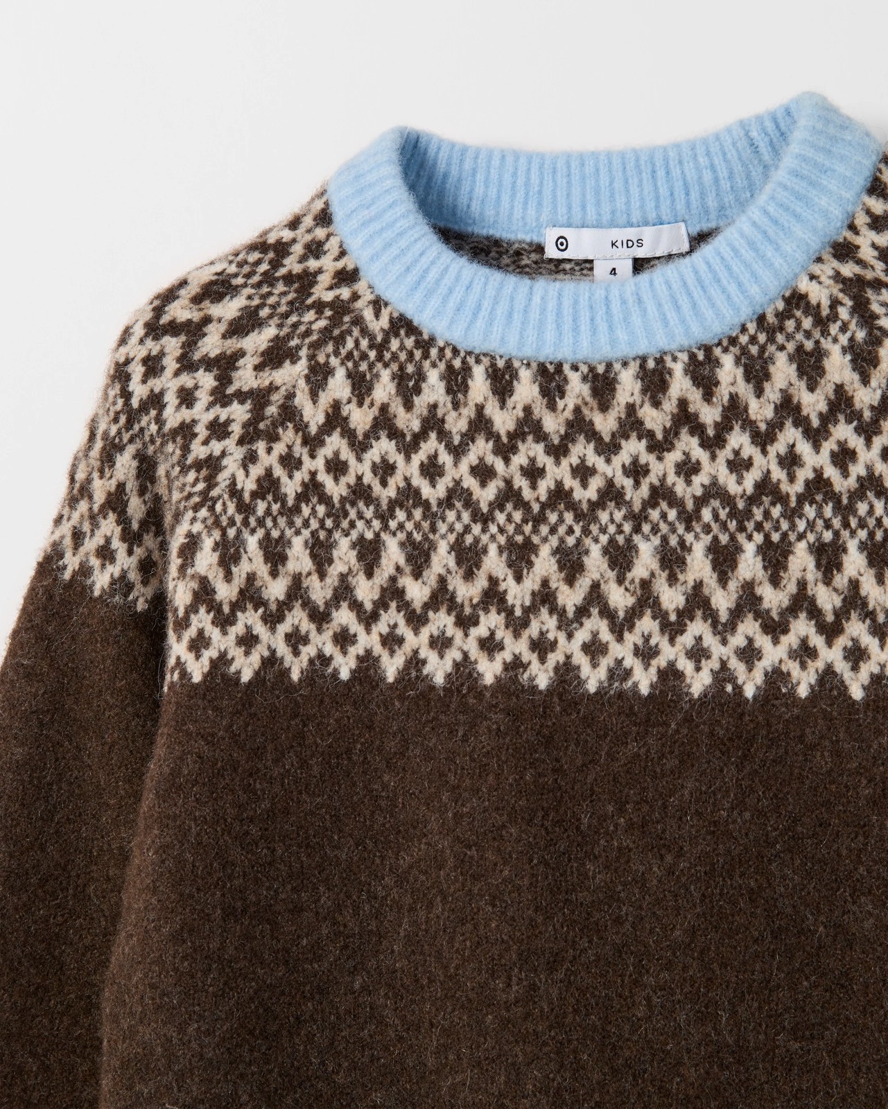 Fairisle Knit Crew Neck Sweater 6 of 6
