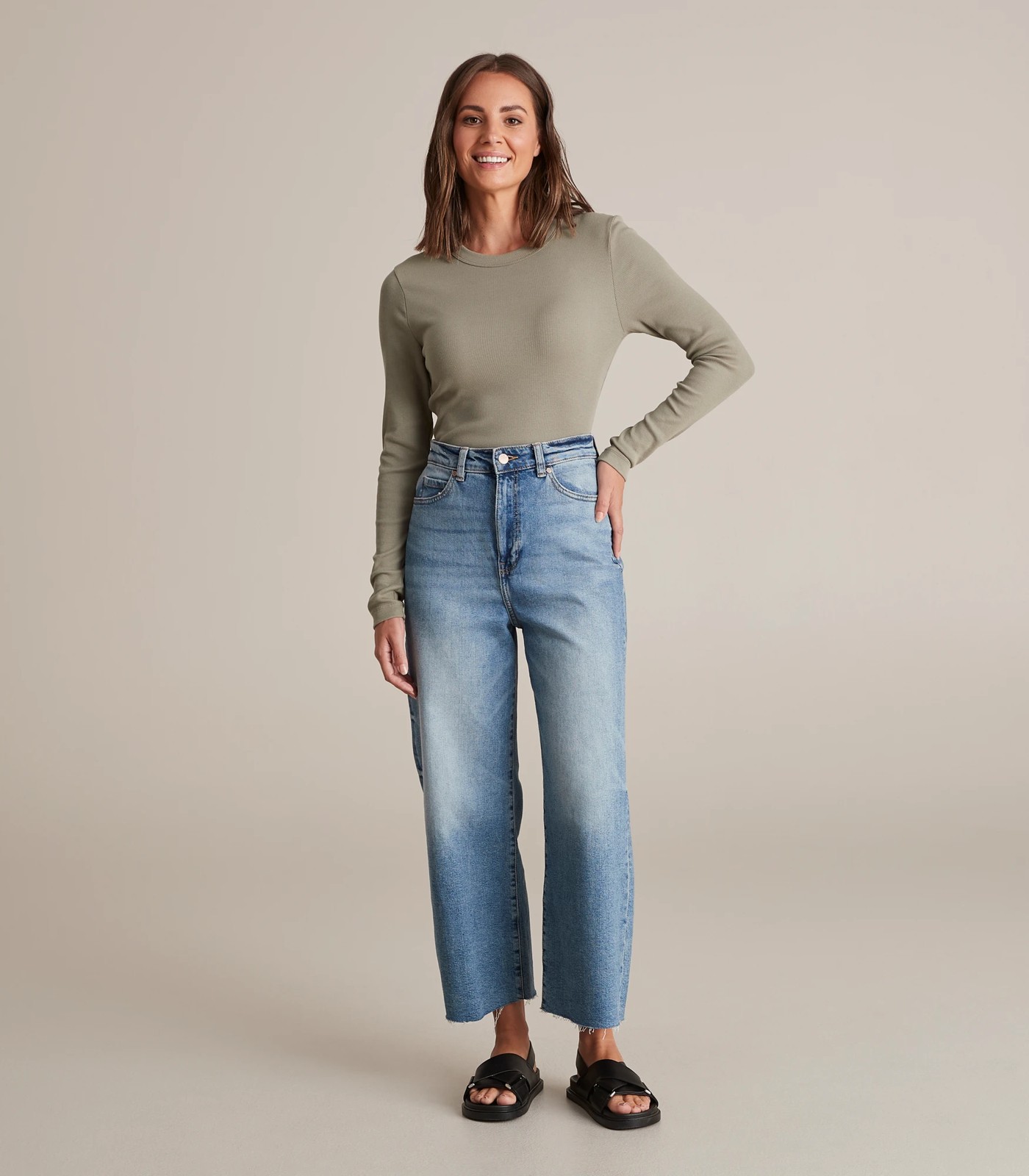 Organic Cotton Rib Layer Top 2 of 5