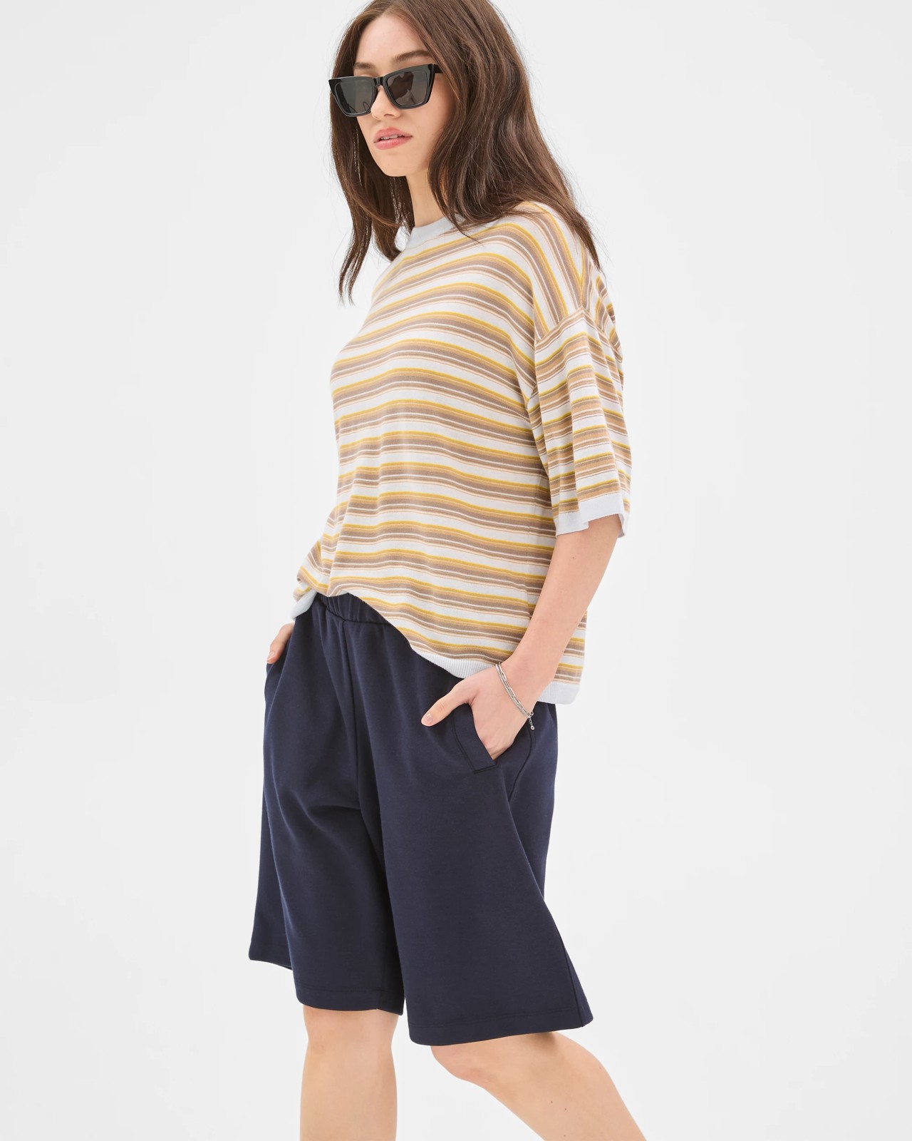 Lily Loves Fleece Shorts - Deep Navy 3 of 6