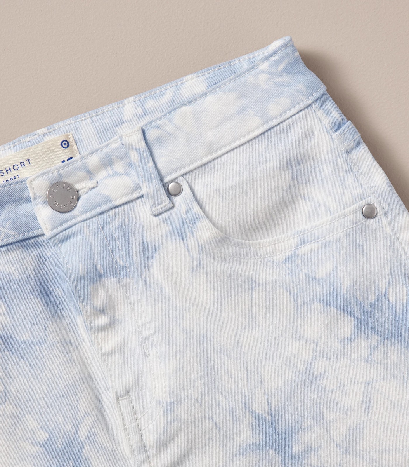 Tie-Dye Denim Shorts 3 of 6