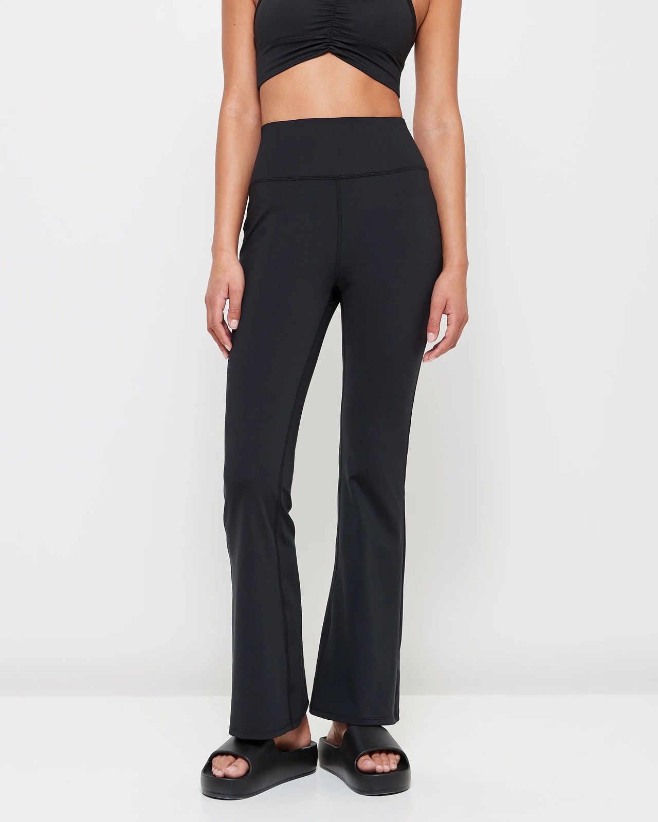 Studio Flare, Women's Black Flare Leggings