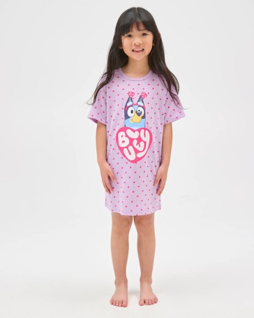 Bluey Younger Girls Short Sleeve Nightie