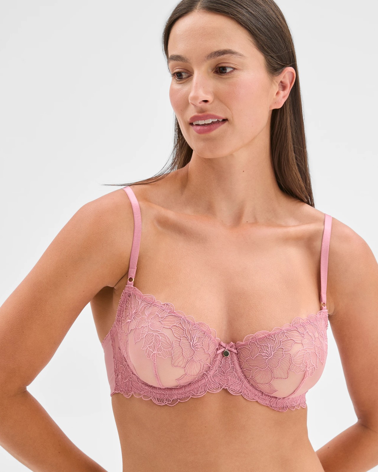 Grace Embroidered Balconette Underwire Bra 3 of 6