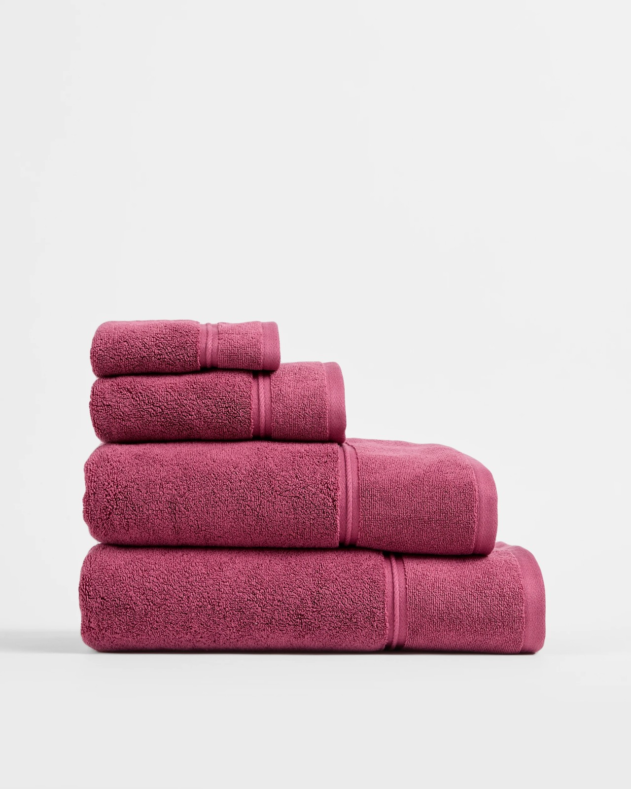 Eden Egyptian Cotton Pile Bath Sheet - Vintage Rose 3 of 3