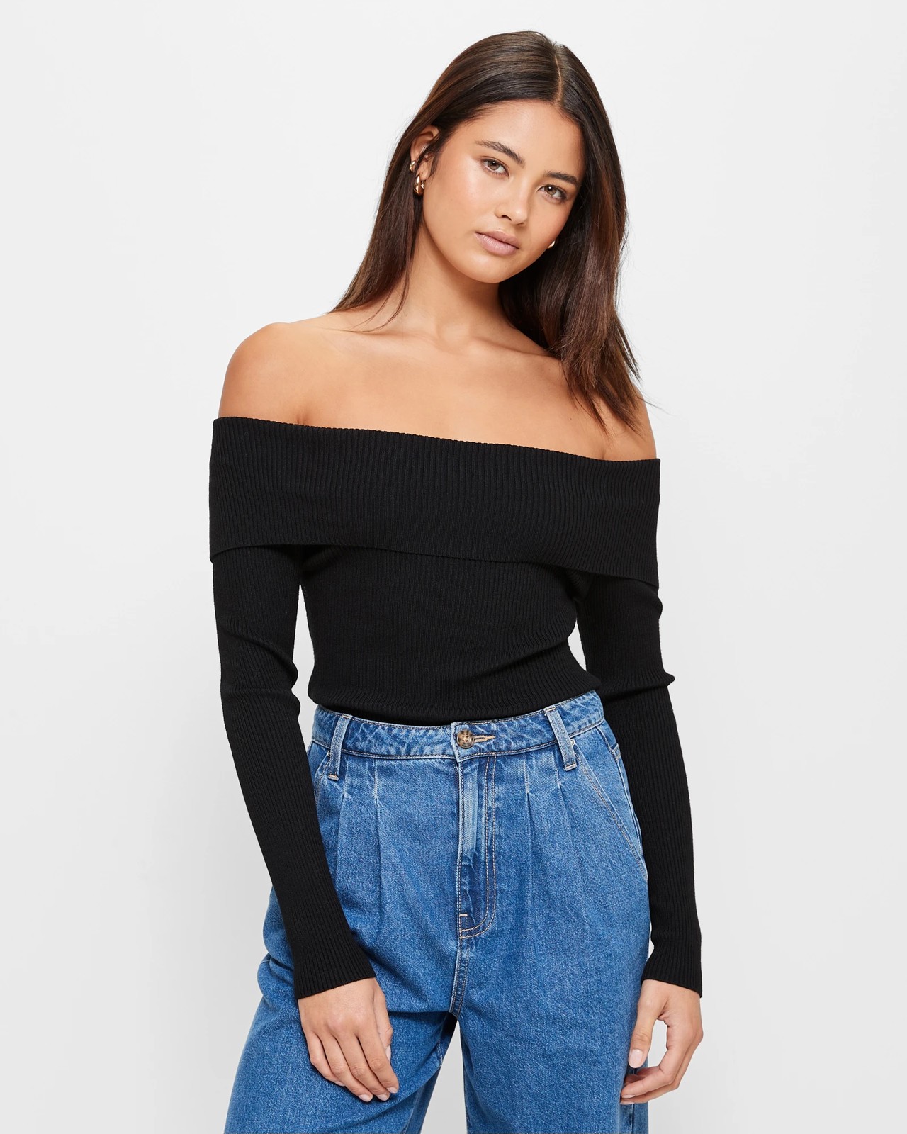 Black off the shoulder top target sale