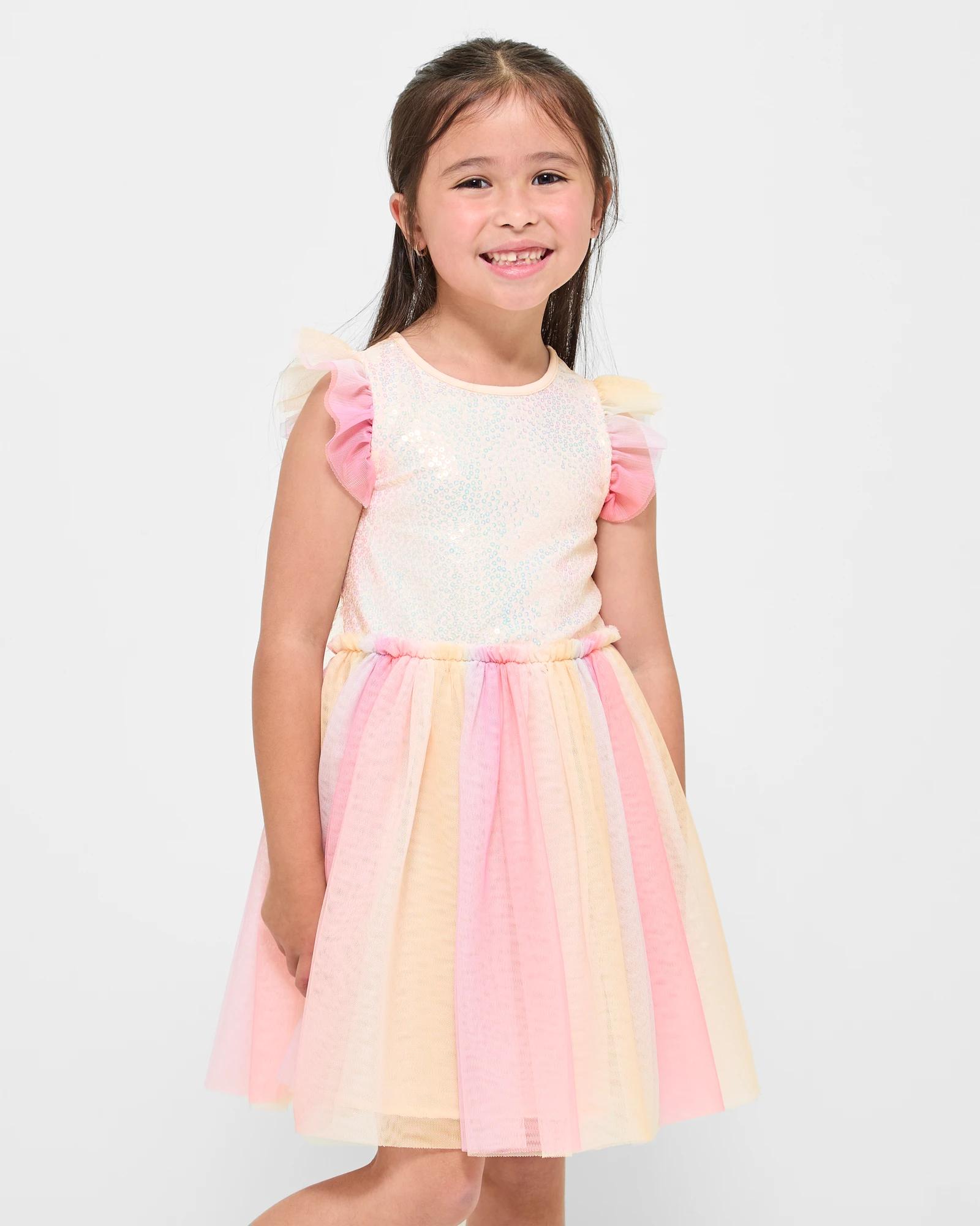 rainbow sequin dress target Sequin Rainbow Tulle Dress