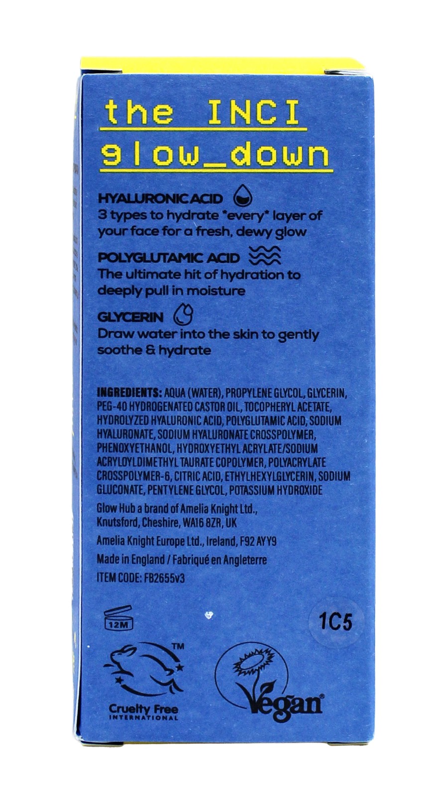 Glow Hub the Hydration Hero Facial Serum 30ml - Hyaluronic Acid, Polyglutamic Acid and Glycerin 5 of 5