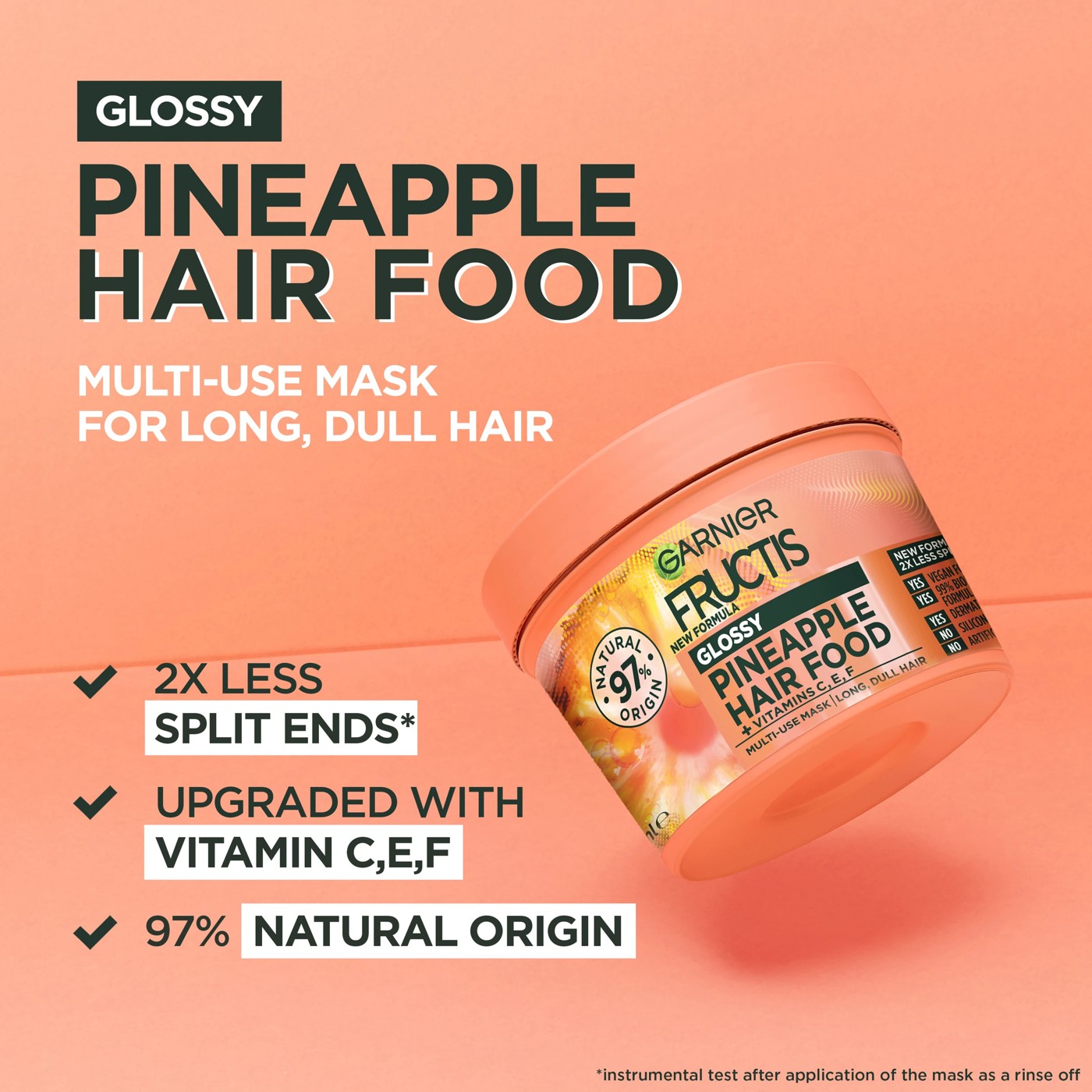 Garnier Fructis Glossy Pineapple Hair Food - 390ml 3 of 6