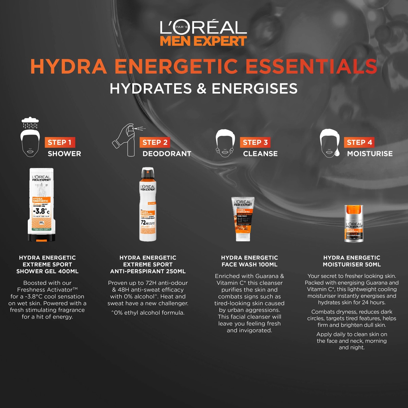 L'Oreal Paris Men Expert Hydra Energetic Essentials 6 of 6