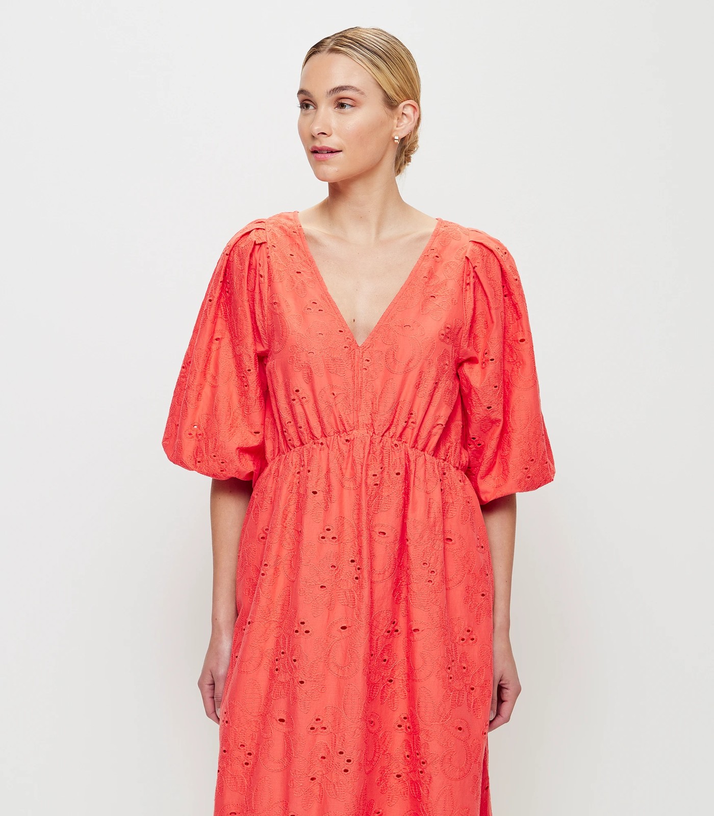 Preview Broderie Midi Dress | Target Australia