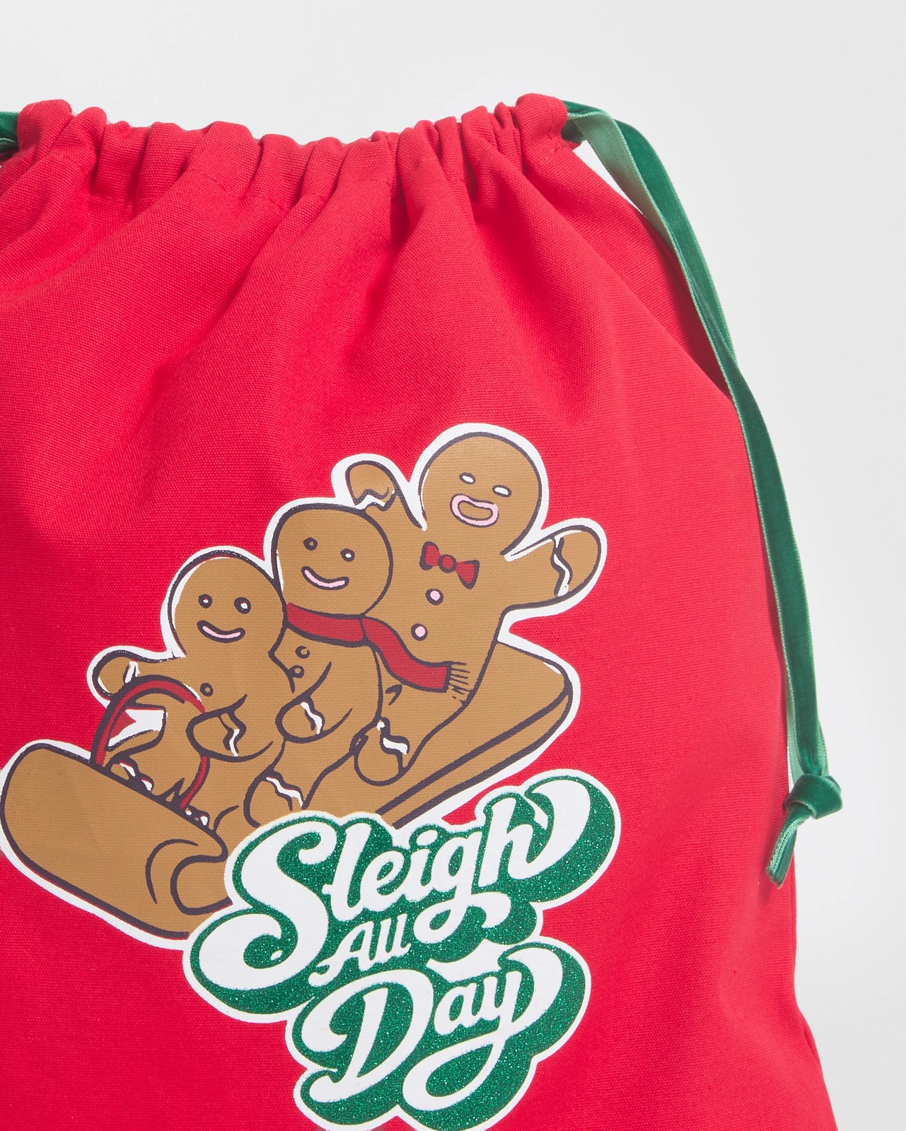 Christmas Sleigh The Day Drawstring Bag 2 of 4
