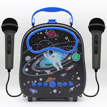 Laser Kids Portable Karaoke Machine Astronaut