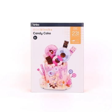 231 Piece Mini Blocks Food Series: Candy Cake