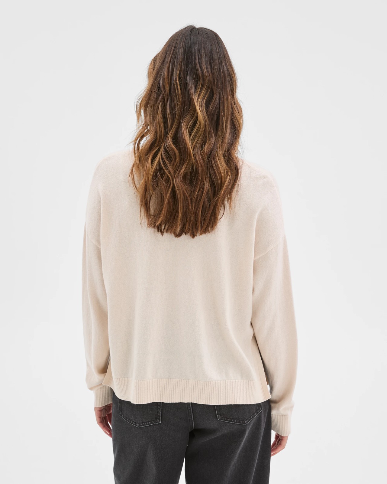 Australian Cotton Knit Cardigan - Pearl 6 of 6