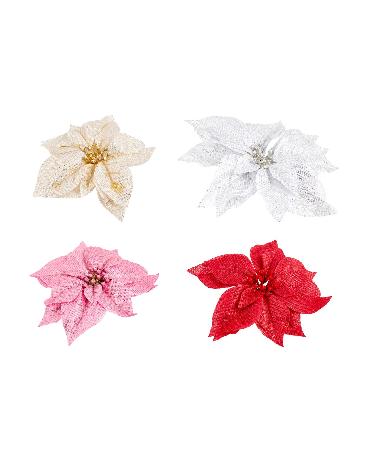 Anko Poinsettia Clip - Assorted 2 of 5