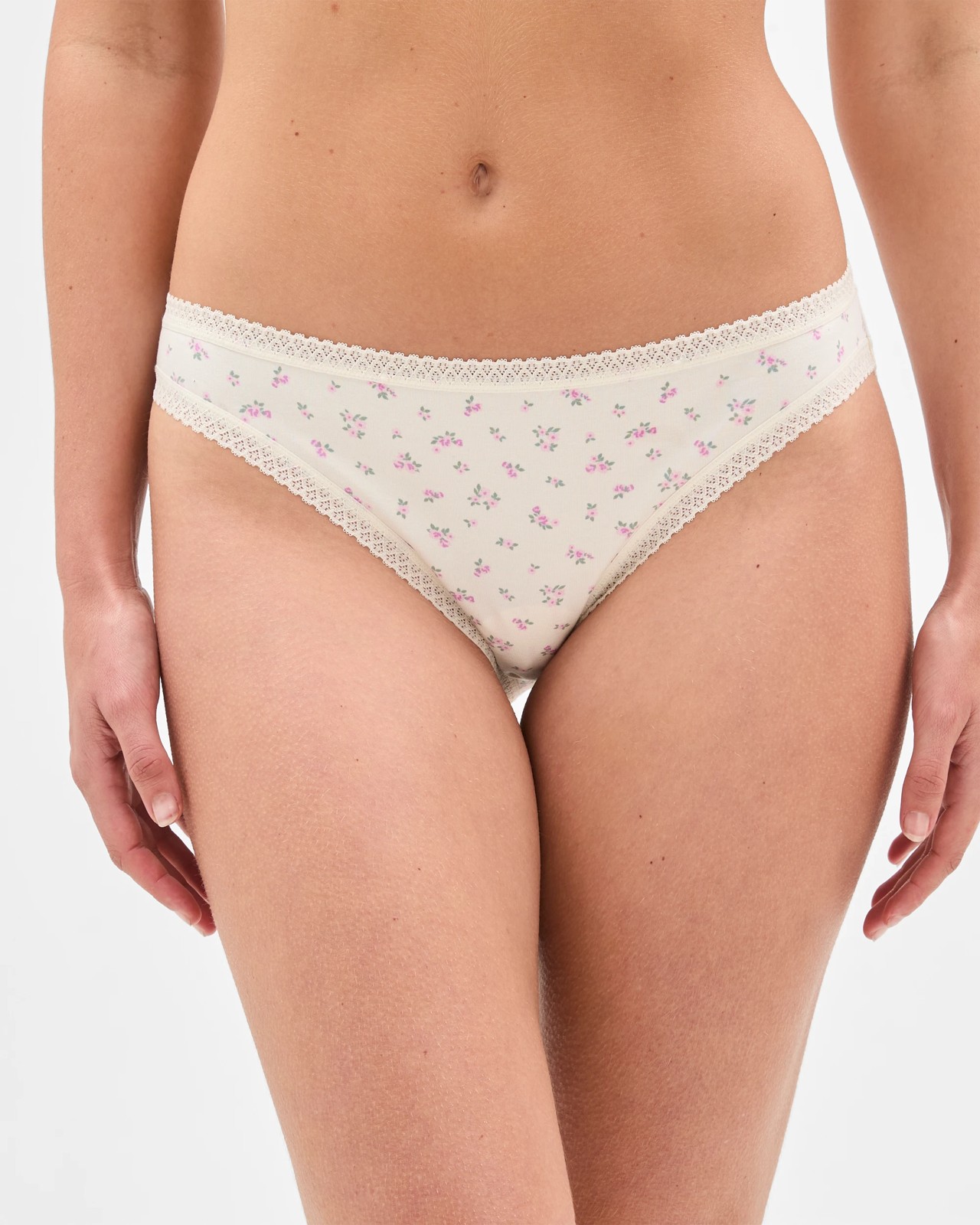 Australian Cotton Blend 5 Pack Bikini Briefs  - Multi Gardenia Ditsy 2 of 4