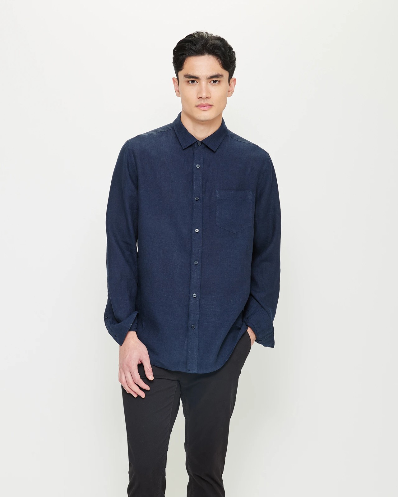 Long Sleeve Linen Shirt | Target Australia