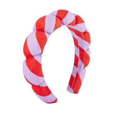 Scallop Shaped Beauty Headband, Red and Lilac - OXX Bodycare