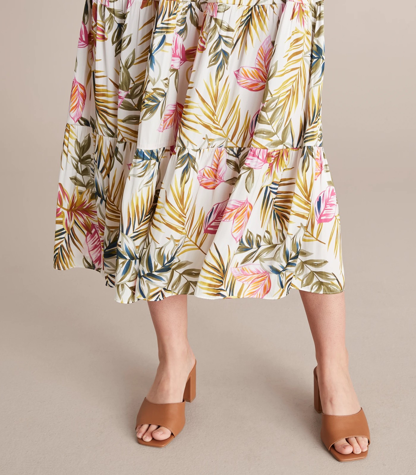 Preview Tiered Midi Skirt 5 of 6