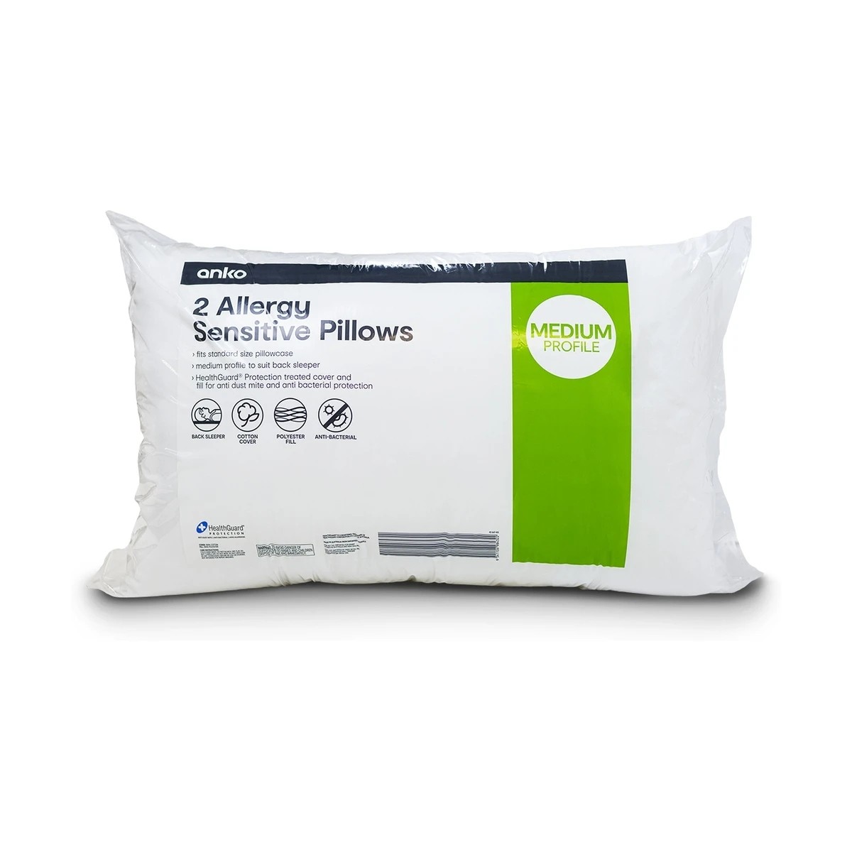 Allergy Sensitive Pillows 2 Pack Anko Target Australia