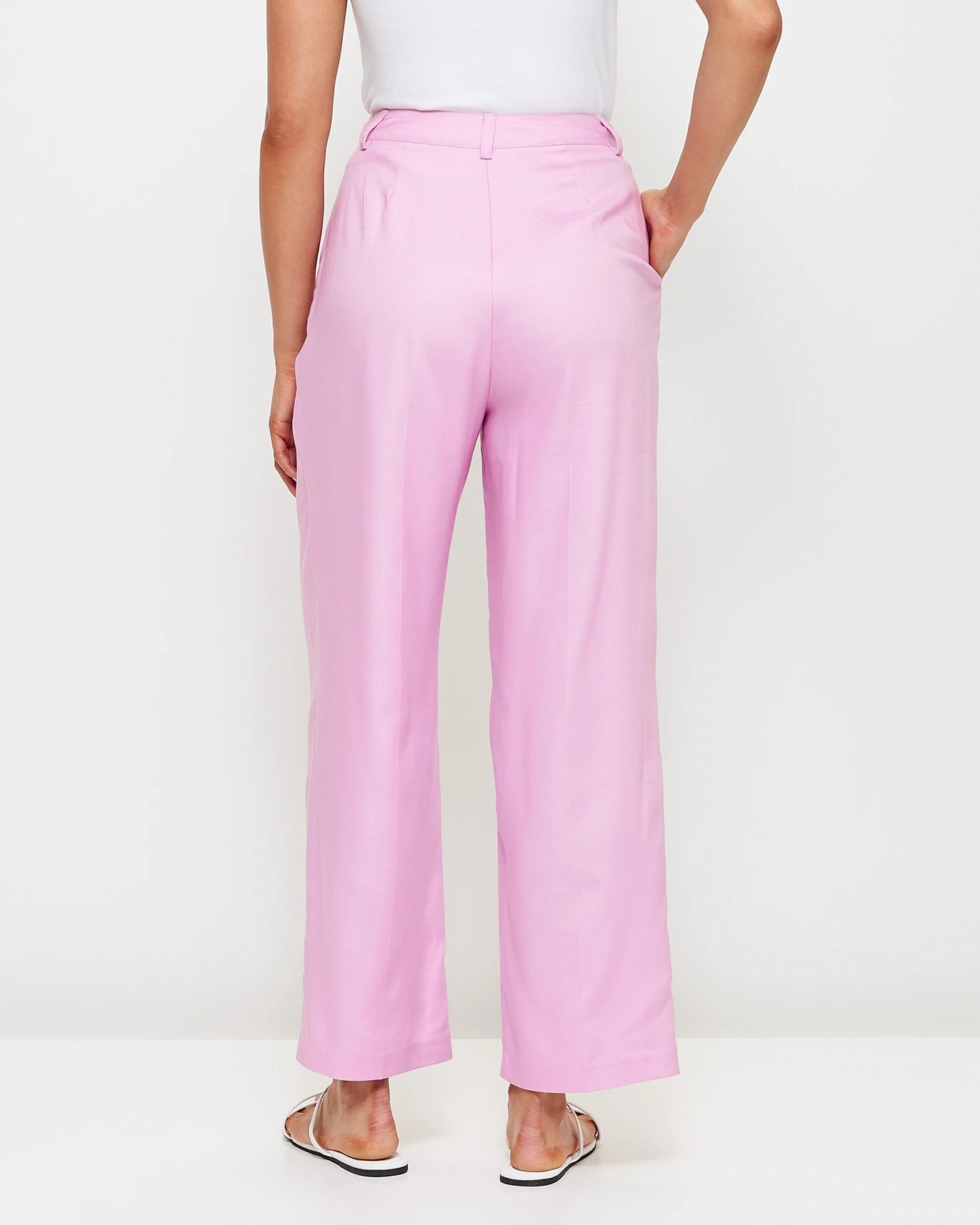 So Easy To Love Pink Satin Wide Leg Pants FINAL SALE – Pink Lily