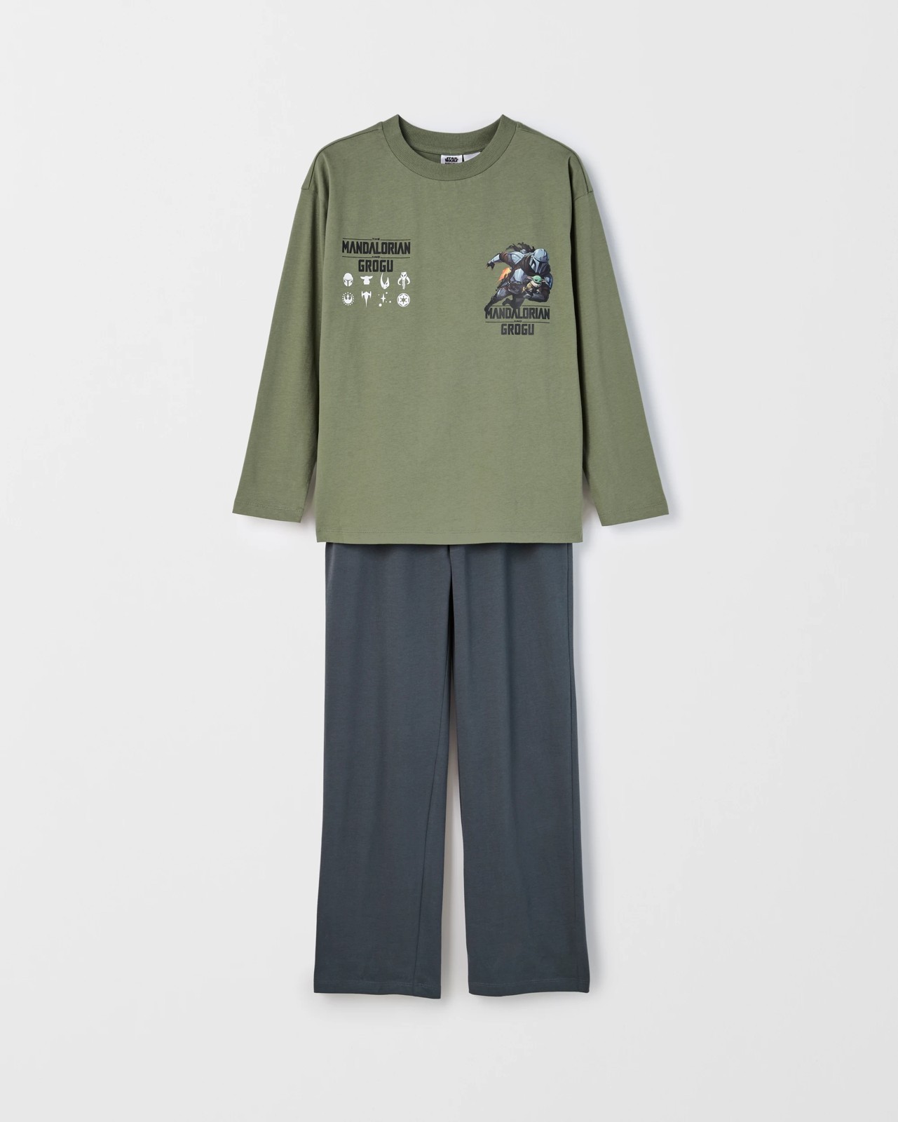 Mandalorian Australian Cotton Older Boys Oversized Knit Pyjama Set 5 of 6