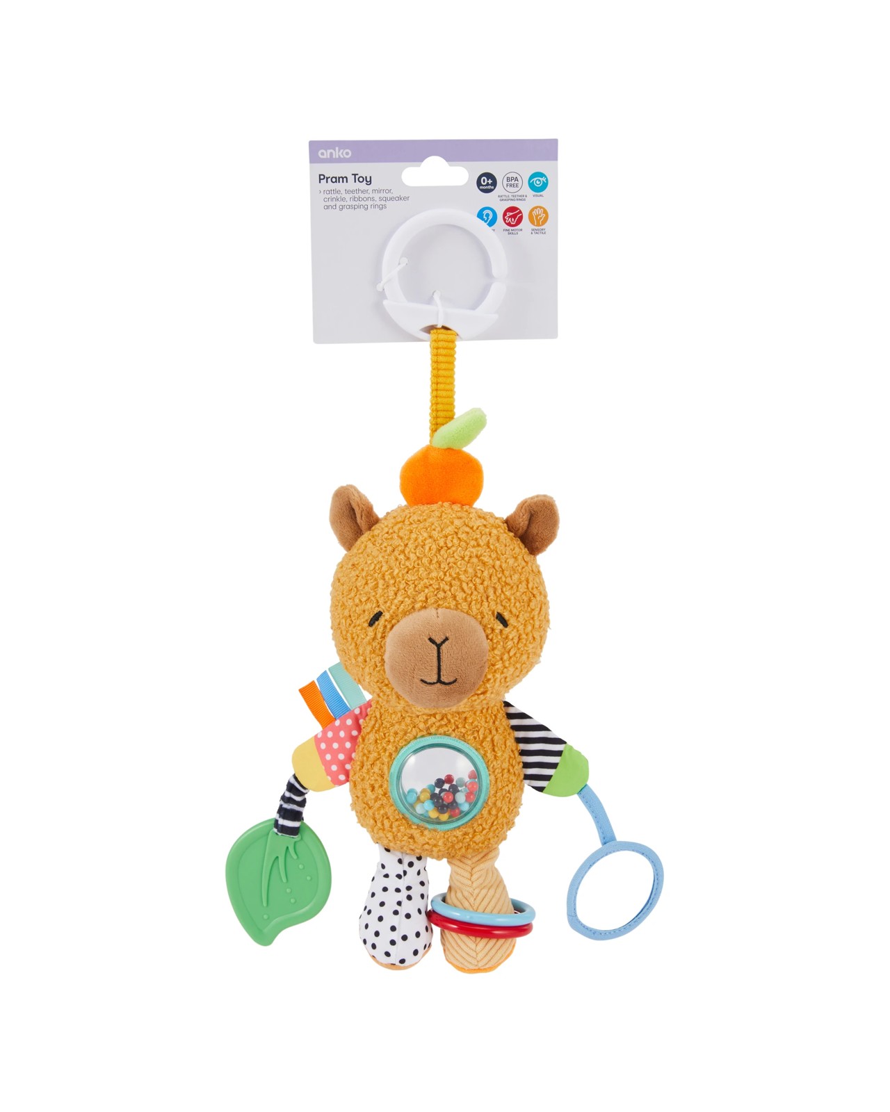 Anko Pram Toy - Capybara 4 of 4