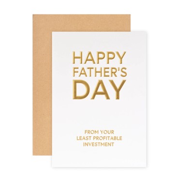 Hallmark Father's Day Card - From Your Least Profitable Investment