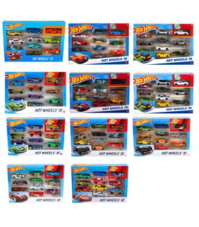 Hot Wheels 10 Pack Basic Cars - Assorted*