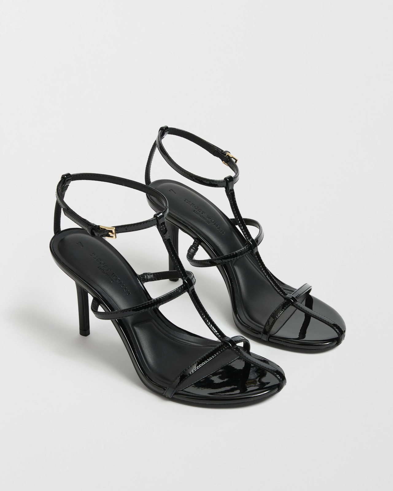 Shayla Strappy Caged Heels - Black 2 of 3