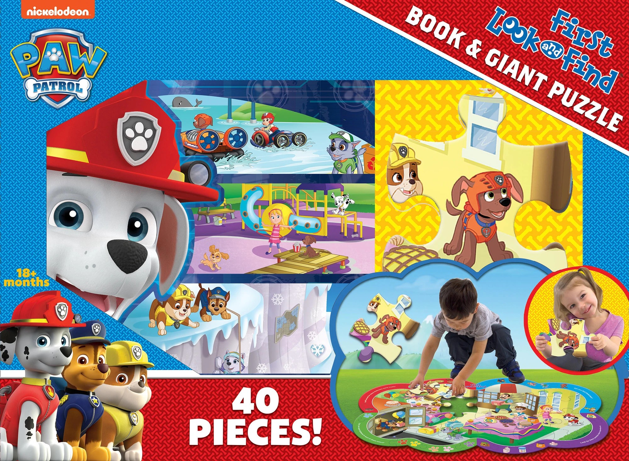 Paw Patrol First Look & Find Book & Giant Puzzle | Target Australia