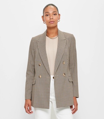 Tailored Double Breasted Blazer - Preview