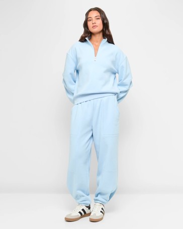 Slouchy Barrel Leg Trackpants - Lily Loves