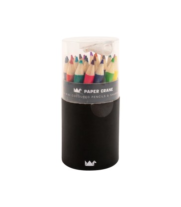 Paper Crane Mini Cylinder Colouring Pencils