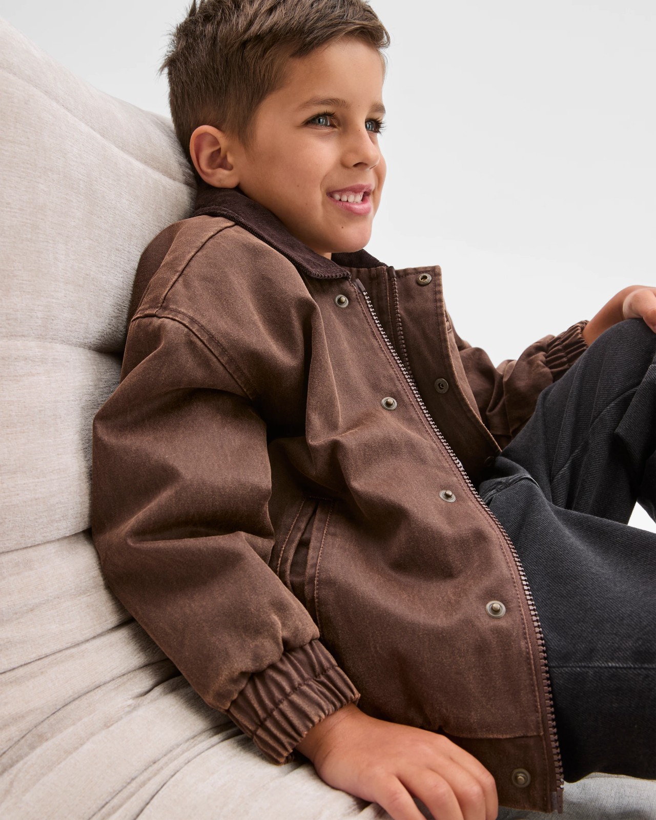 Australian Cotton Blend Waxed Jacket 2 of 5