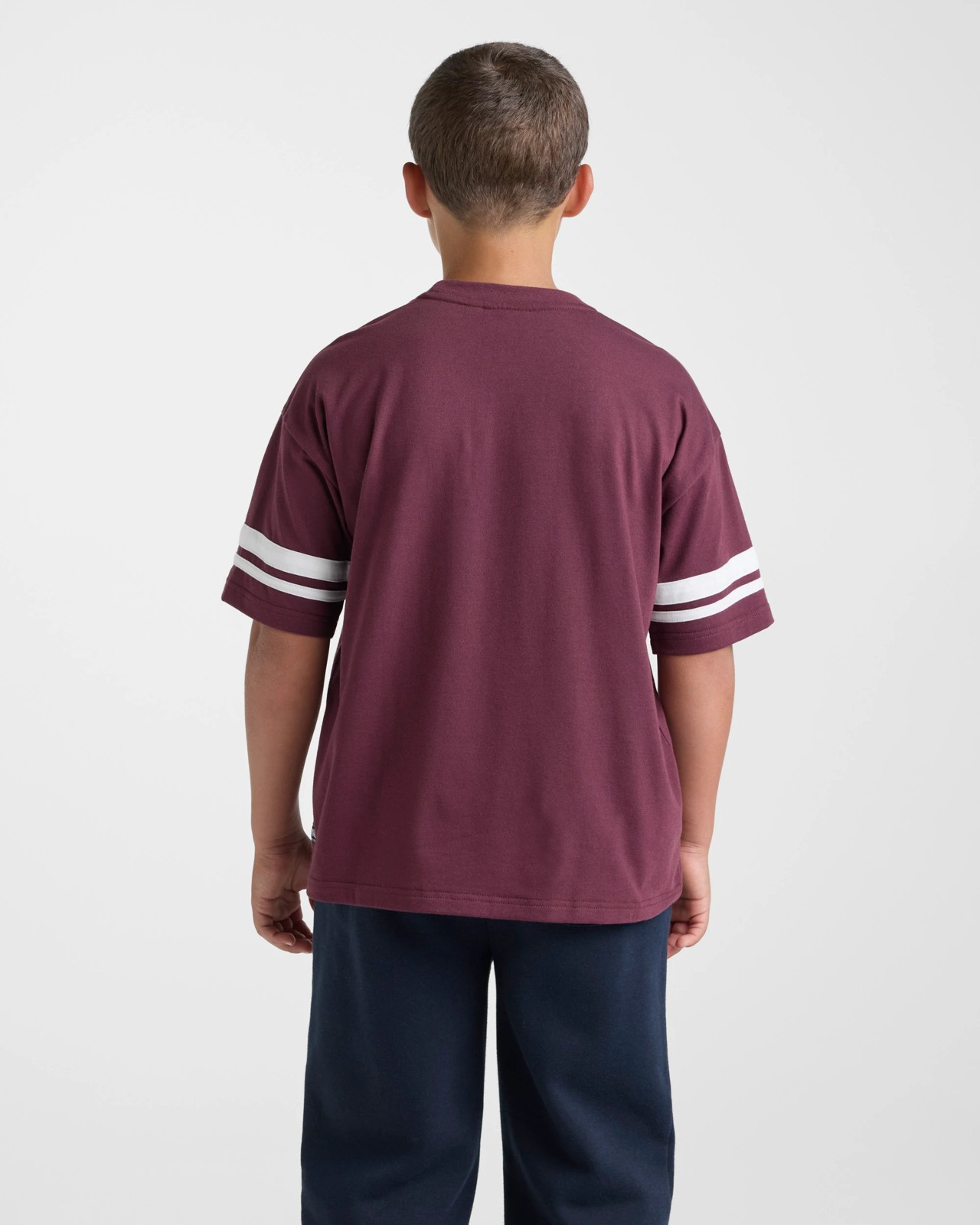 Lonsdale London Boys Retro Sport Short Sleeve T-shirt - Red 2 of 5