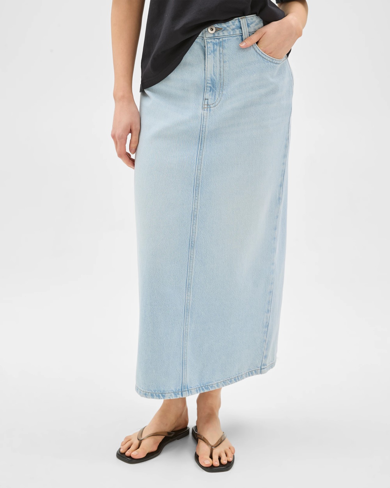 Lily Loves Denim Pencil Skirt 5 of 5