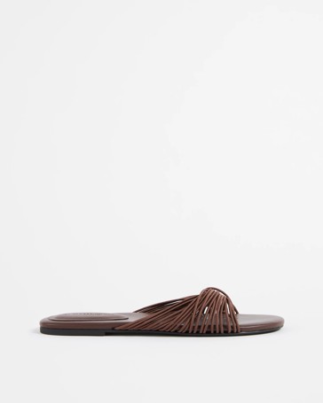 Barely There Elastic Straps Sandals