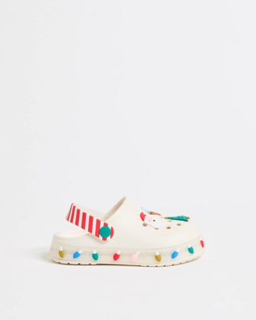 Kids Light-Up Christmas Clogs