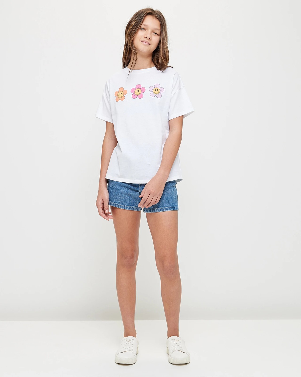 Organic Cotton Longline Print T-shirt 2 of 5