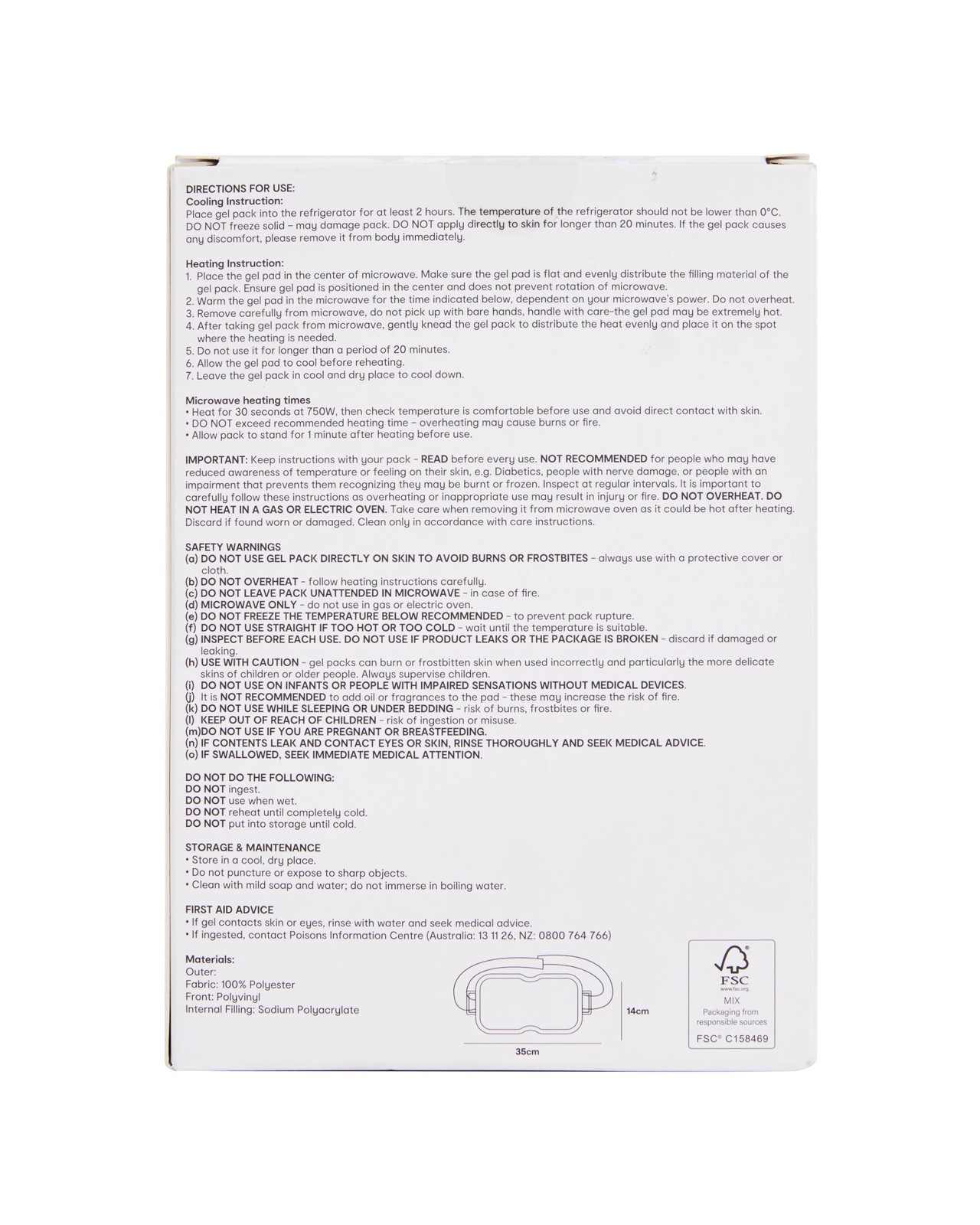 OXX Essentials Hot and Cold Gel Pack 6 of 6