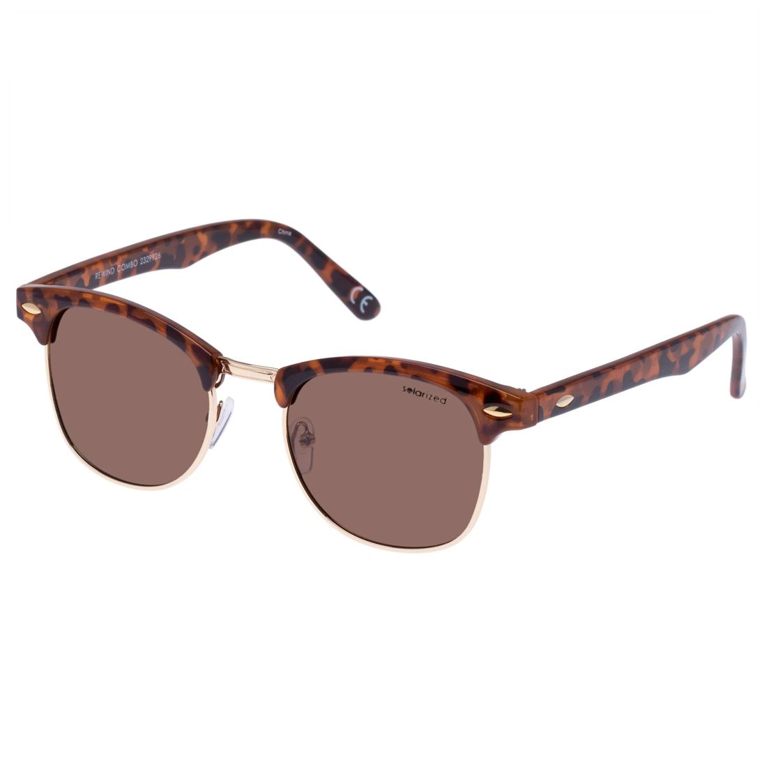 Sunshades Solarized Rewind Combo Sunglasses Shiny Tortoise Shell
