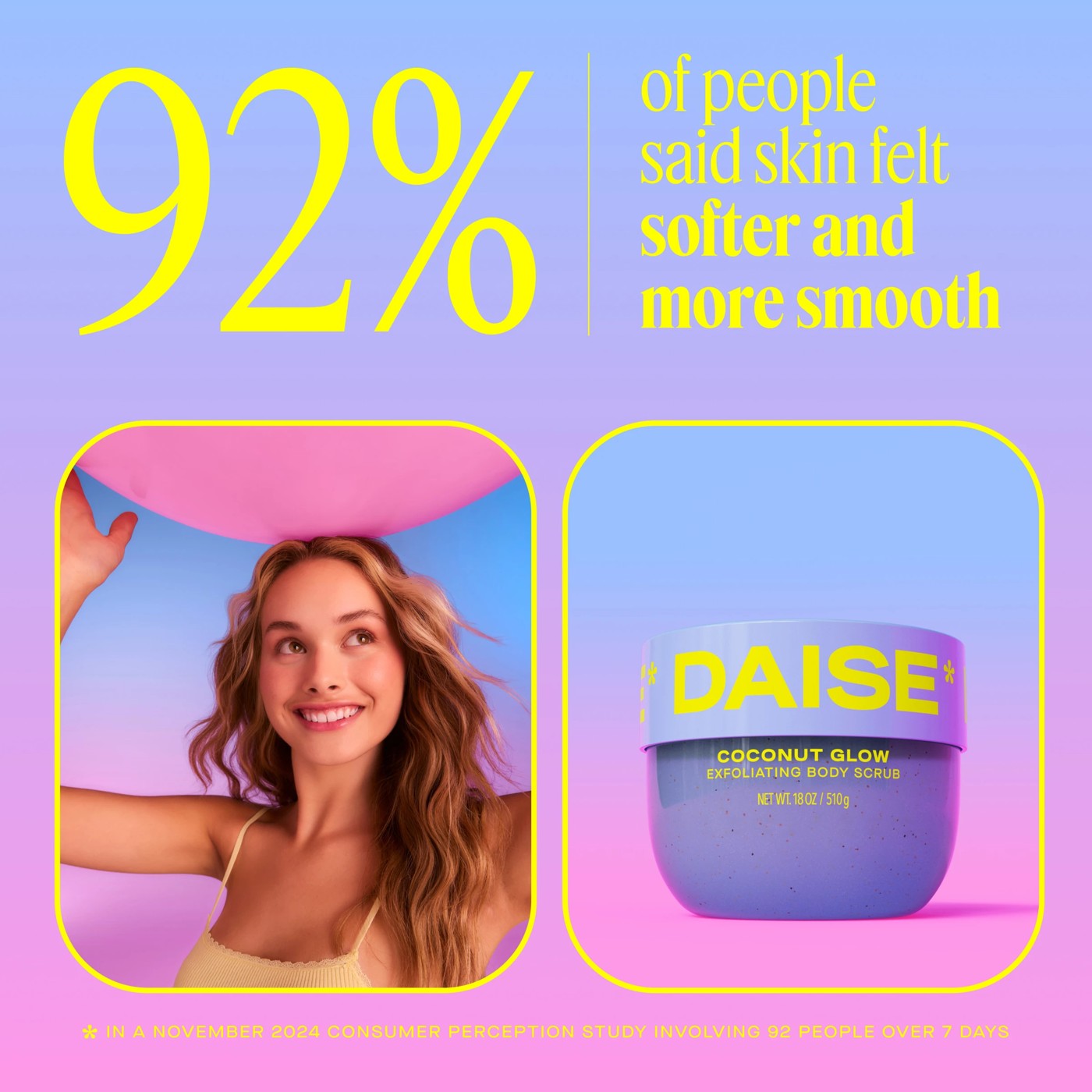 DAISE Exfoliating Body Scrub 510g - Coconut Glow 5 of 5