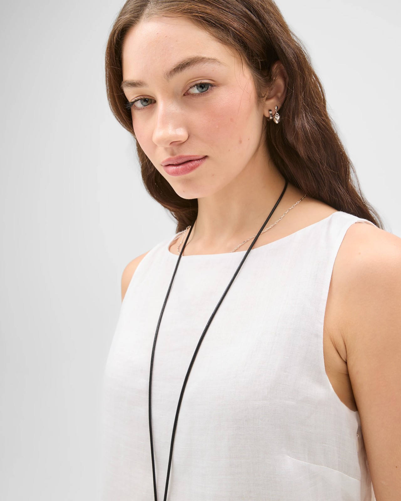Lily Loves Sheer Tunic Top - Pale Oat 6 of 6