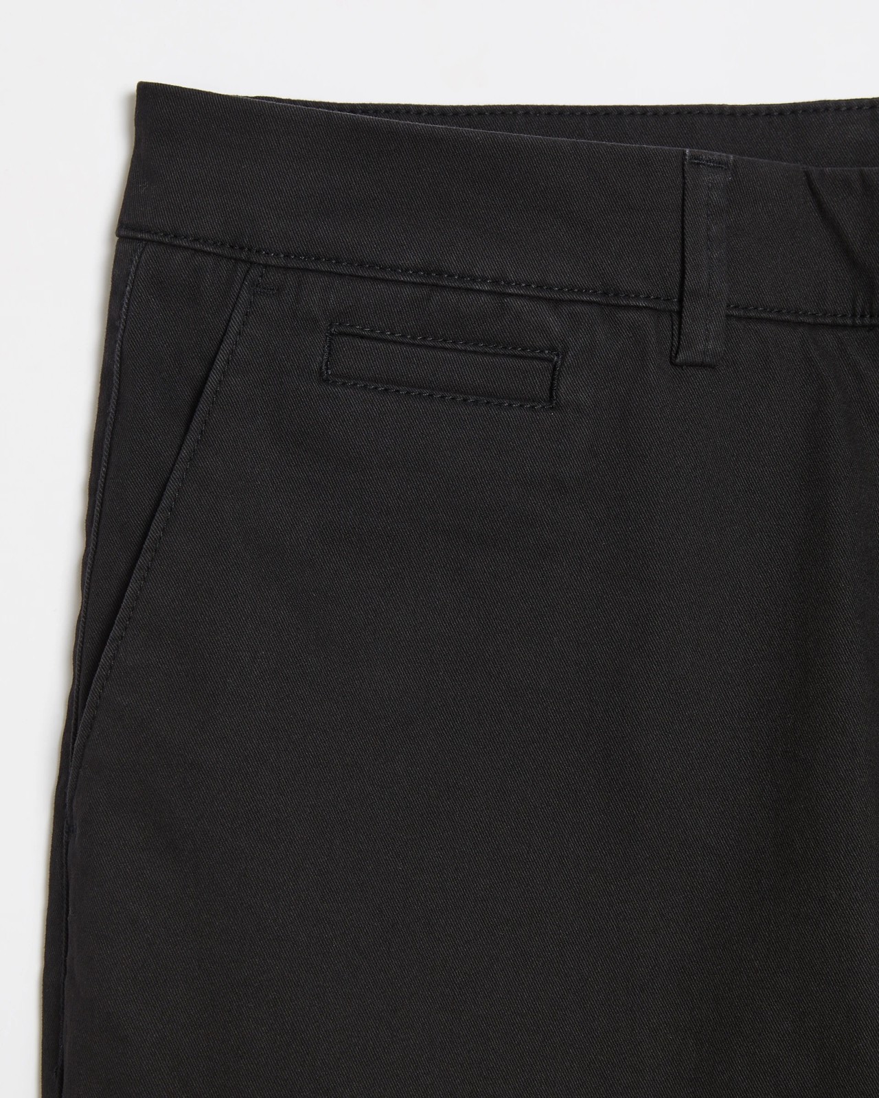 Slim Stretch Chino Shorts - Black