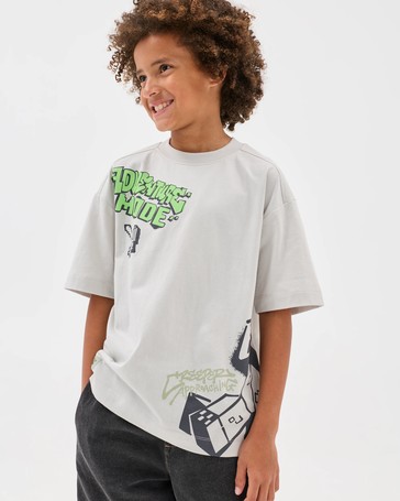 Licensed Minecraft Australian Cotton Oversized T-Shirt