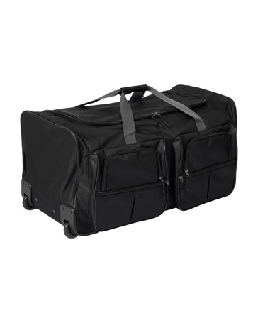 Duffle Bag with Wheels, Black - Anko